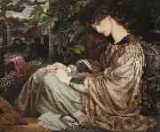Dante Gabriel Rossetti La Pia de' Tolomei Norge oil painting reproduction